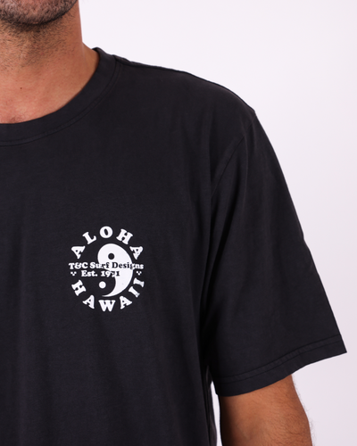 Back To Basixs Tee - Washed Black