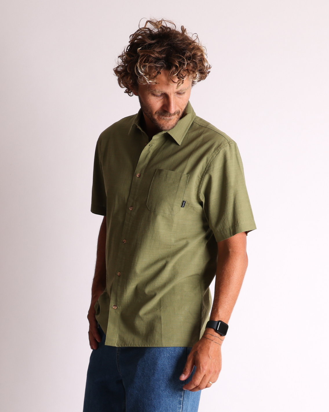 Time S/S Shirt - Military