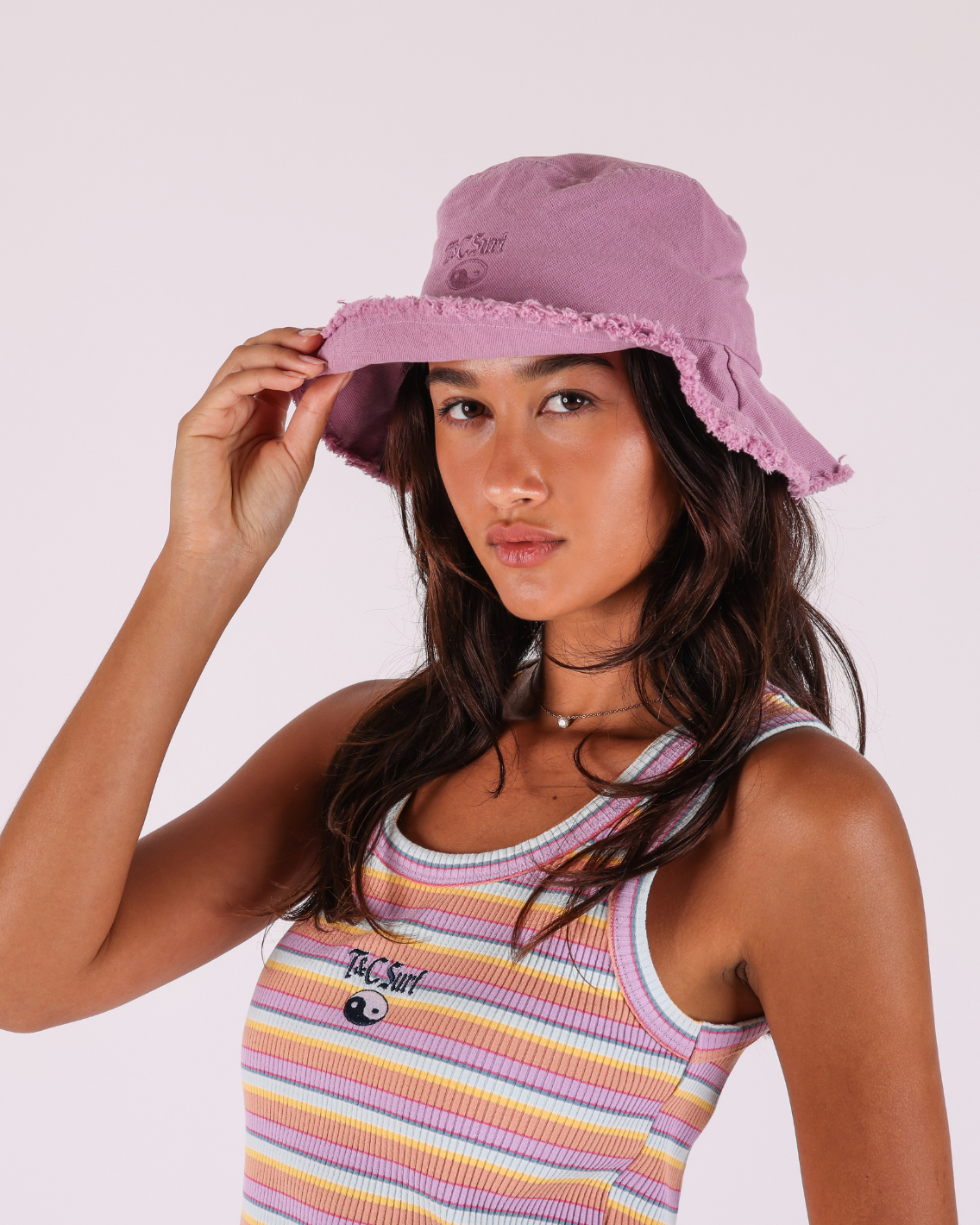 Sea Breeze Beach Hat - Lilac