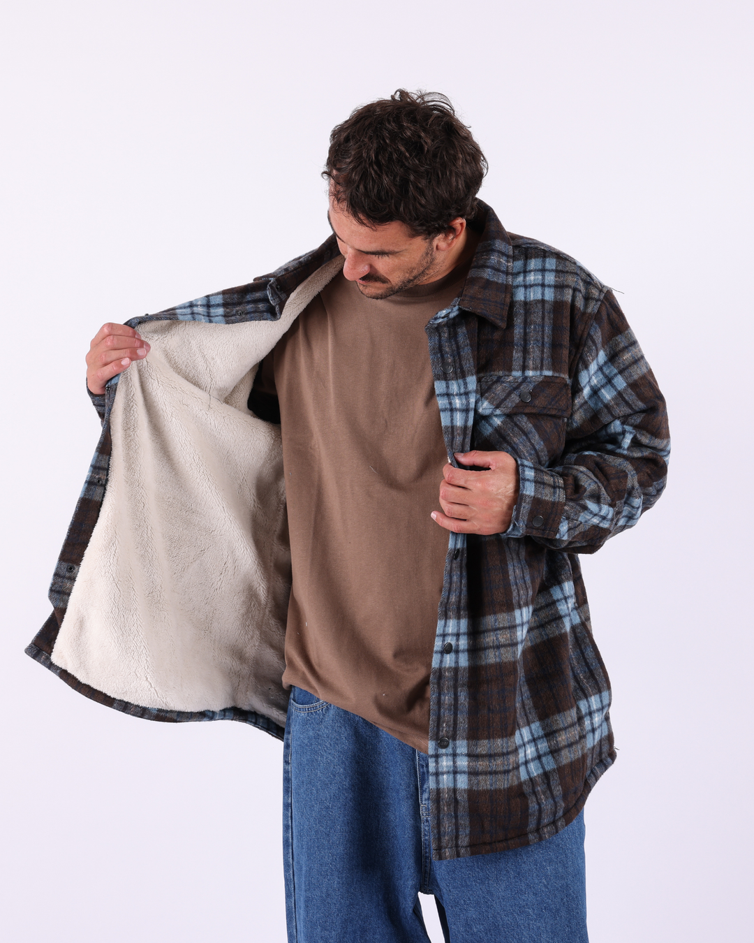 Quiver Sherpa Jacket- Marine
