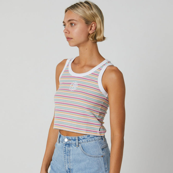 Sunset Stripe Singlet - Multi