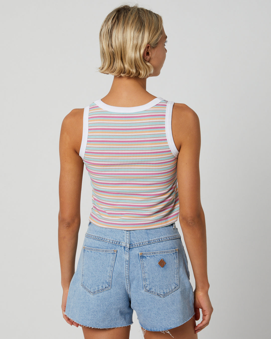 Sunset Stripe Singlet - Multi