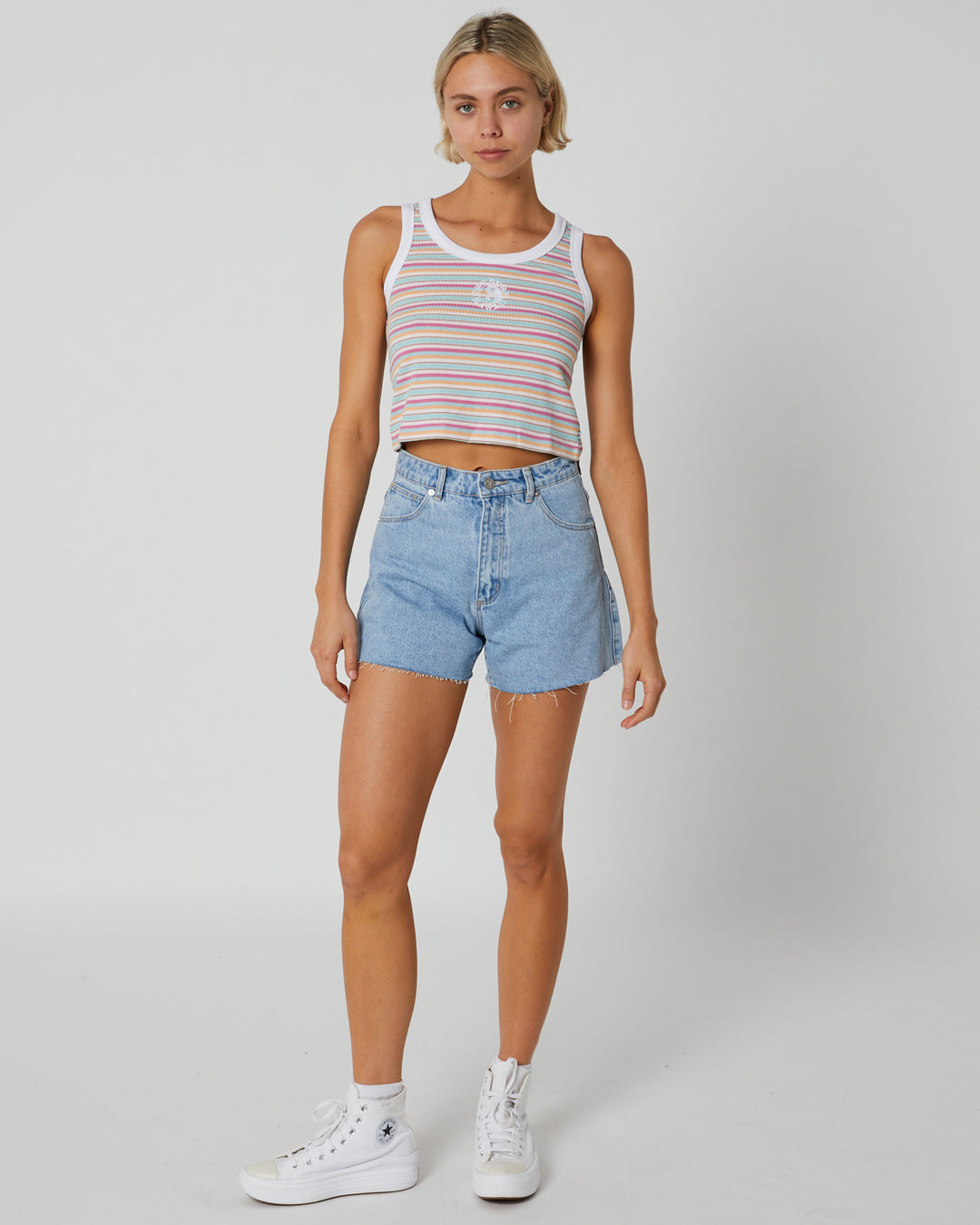 Sunset Stripe Singlet - Multi