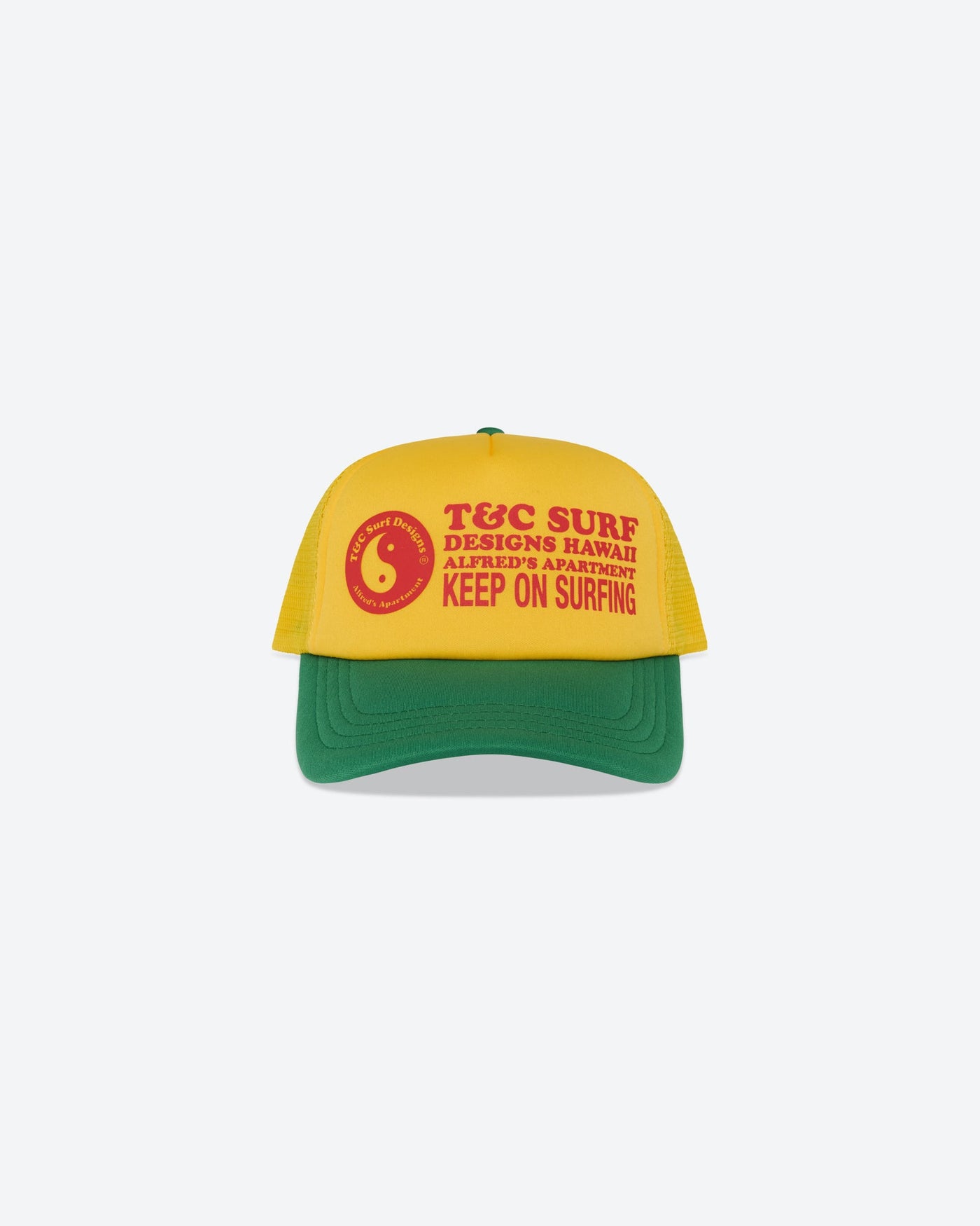 Keep on Surfing Trucker - Yellow / Green