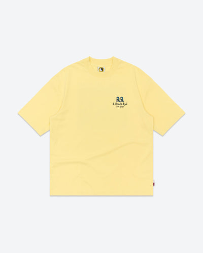 Coast to Coast Tee - Washed Yellow