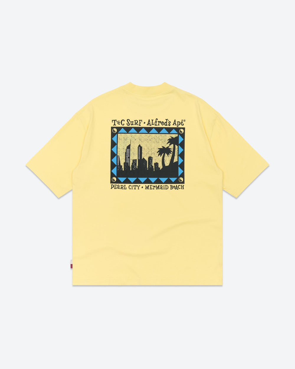 Coast to Coast Tee - Washed Yellow