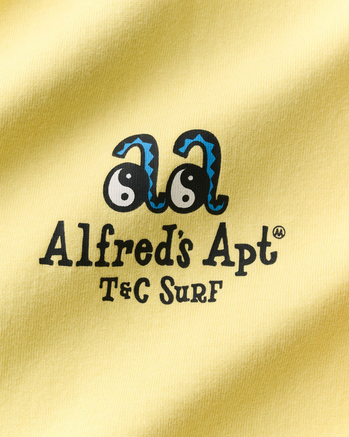 Coast to Coast Tee - Washed Yellow