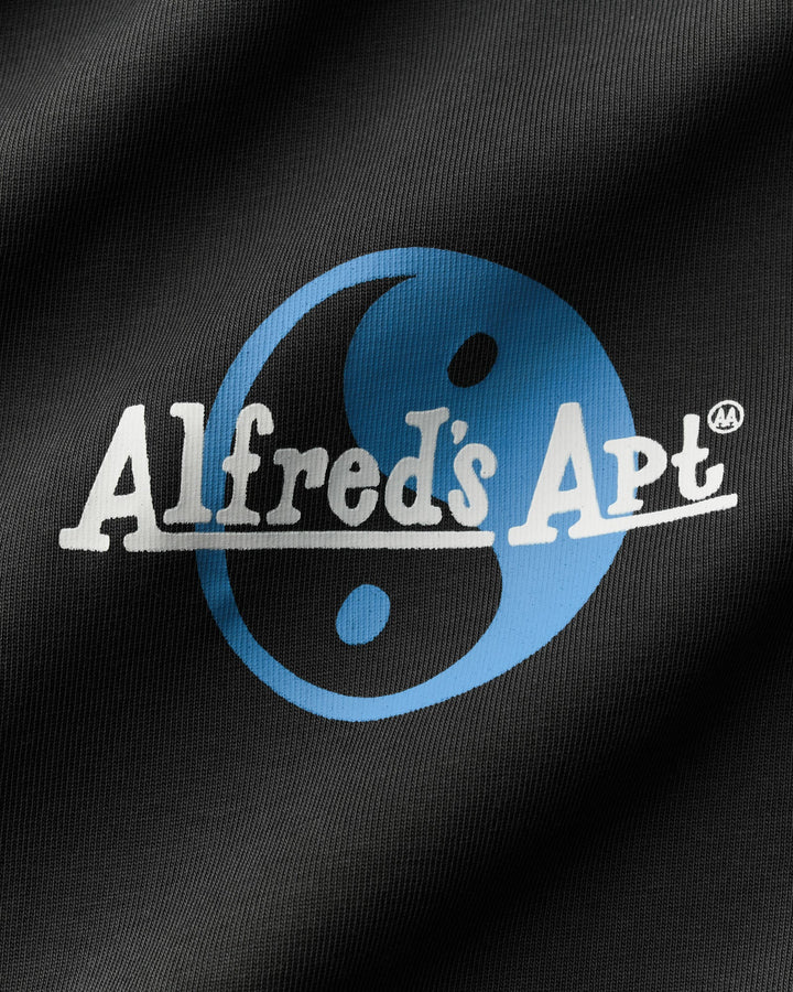 Yin Yang Shop Tee - Washed Black