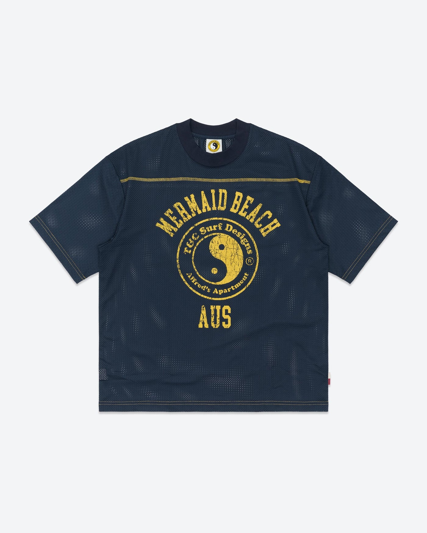 Coast to Coast Raglan Mesh Jersey - Navy