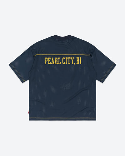 Coast to Coast Raglan Mesh Jersey - Navy