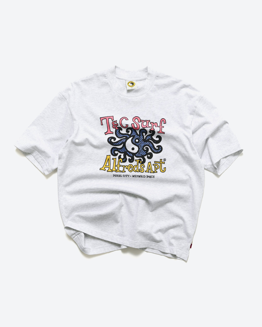 Pearl Tee - Light Grey Marle