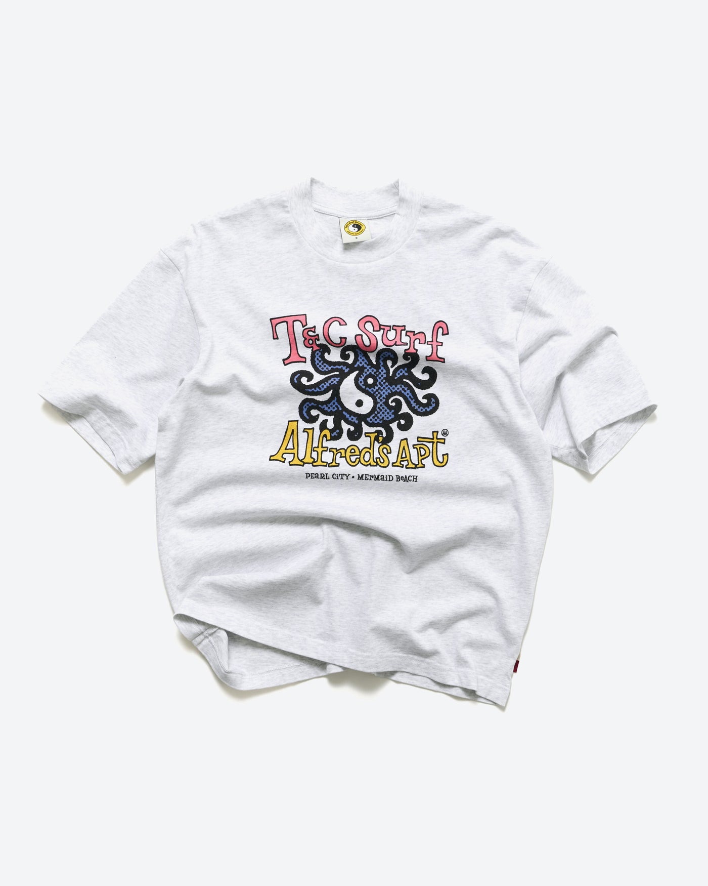 Pearl Tee - Light Grey Marle