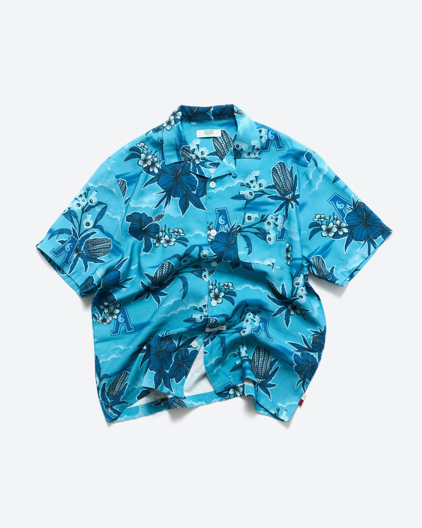 Flora Button Down - Blue