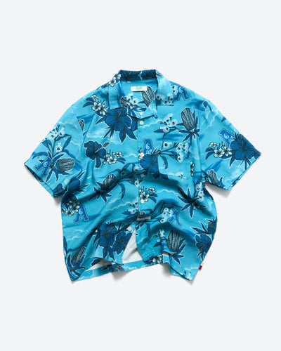 Flora Button Down - Blue