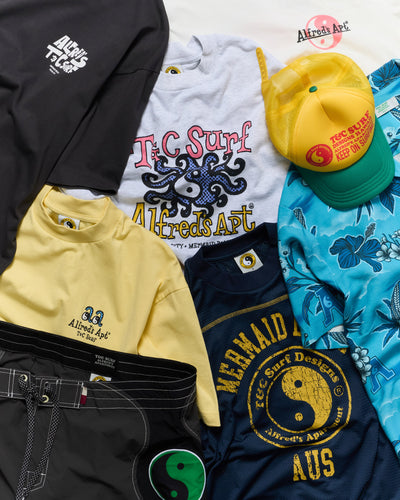 Coast to Coast Tee - Washed Yellow