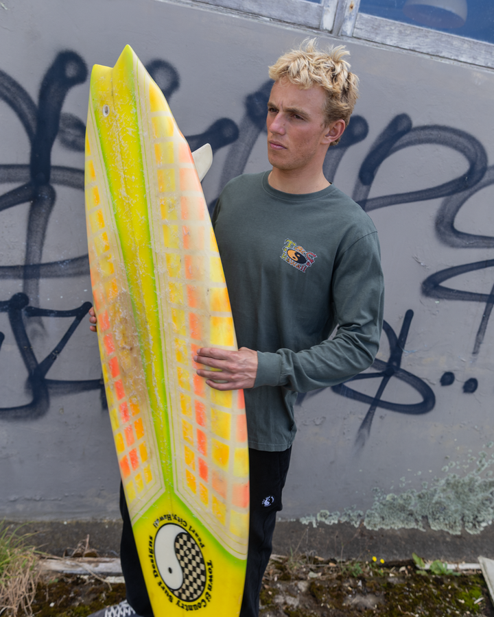Circa L/S Tee - Washed Char