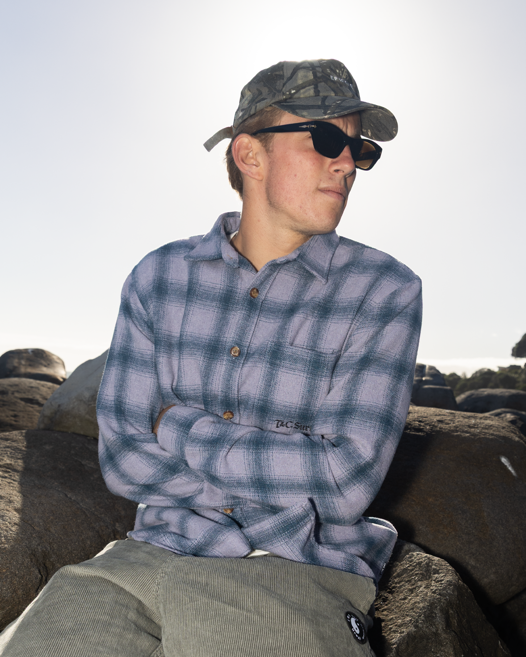Focus L/S Shirt - Indigo