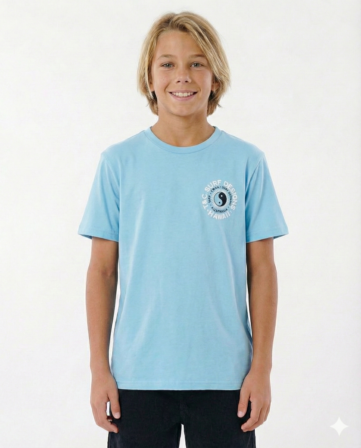 Boys Tracker Tee - Dusk Blue