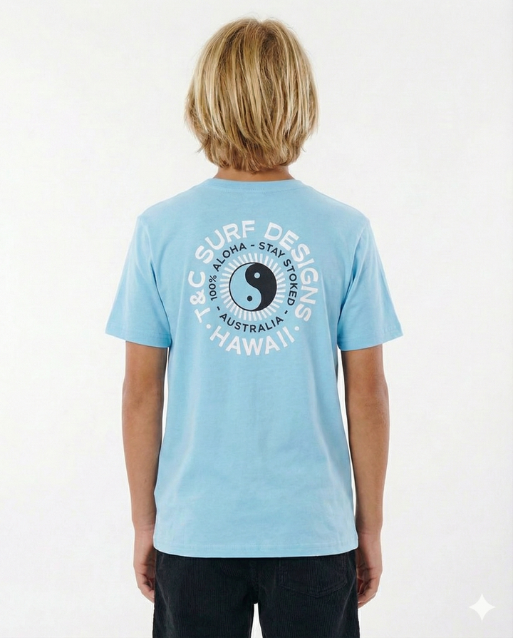 Boys Tracker Tee - Dusk Blue