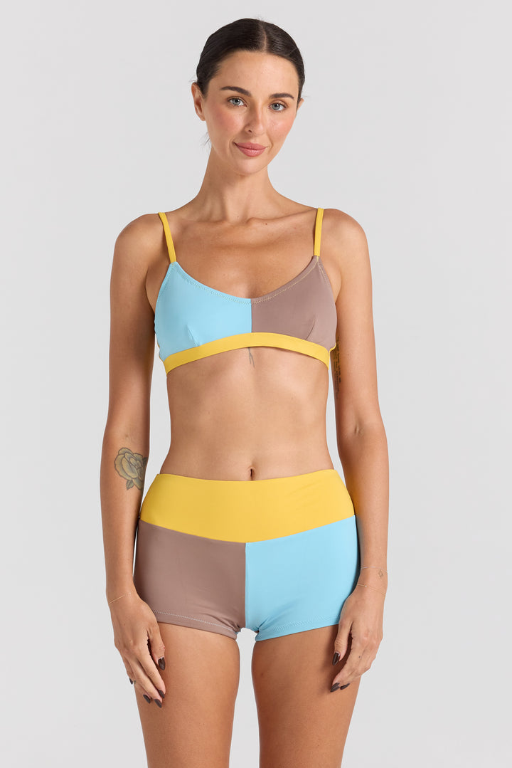Honolulu Scoop Bralette Top - Coco