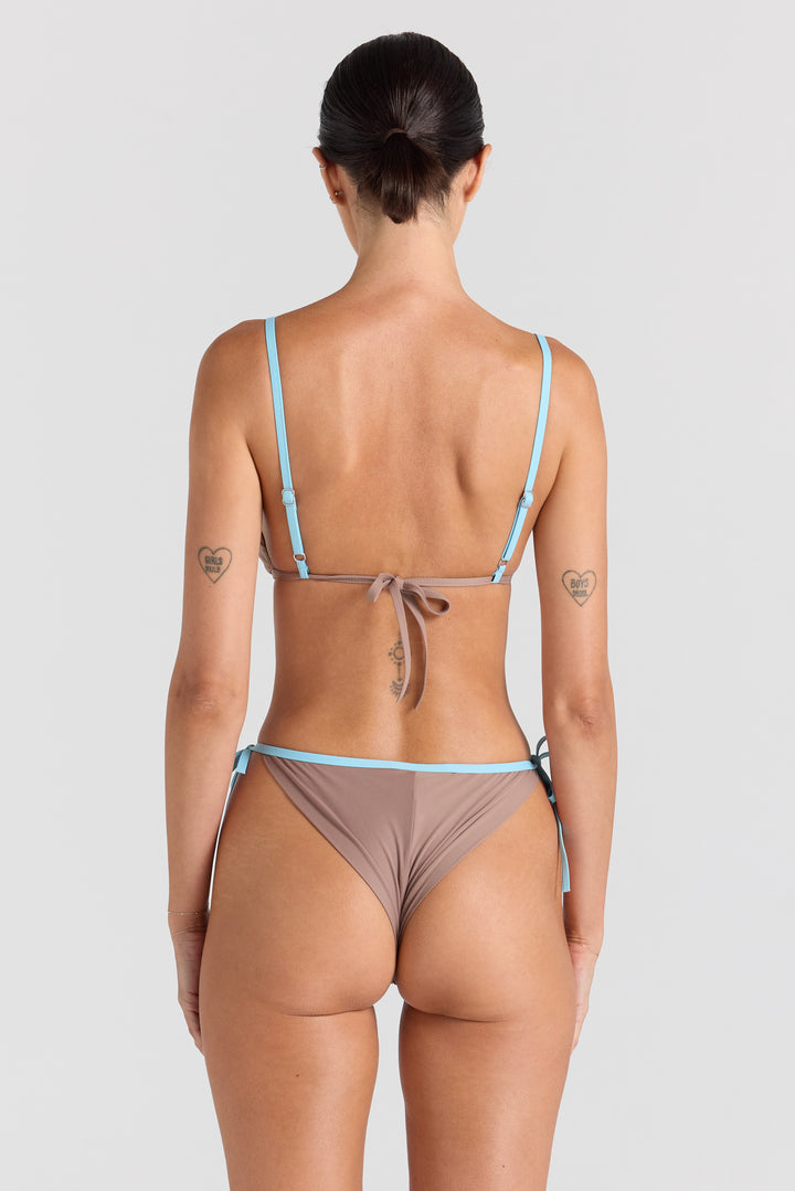 Honolulu Skimpy String Tie Bikini Bottom - Coco