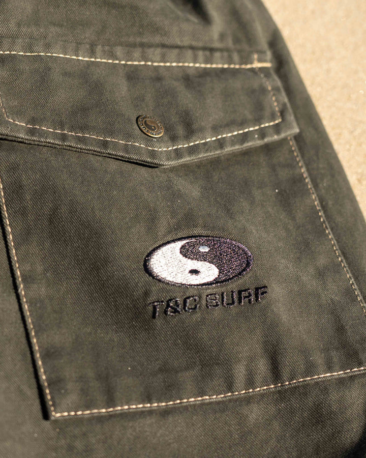 Ninetees Twill Short - Charcoal