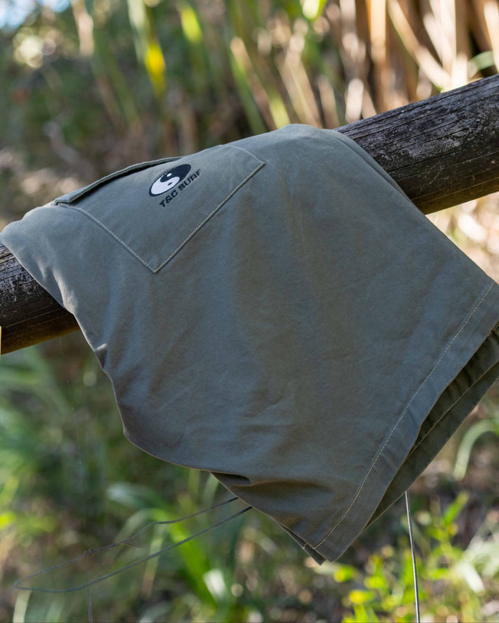 Ninetees Twill Short - Military