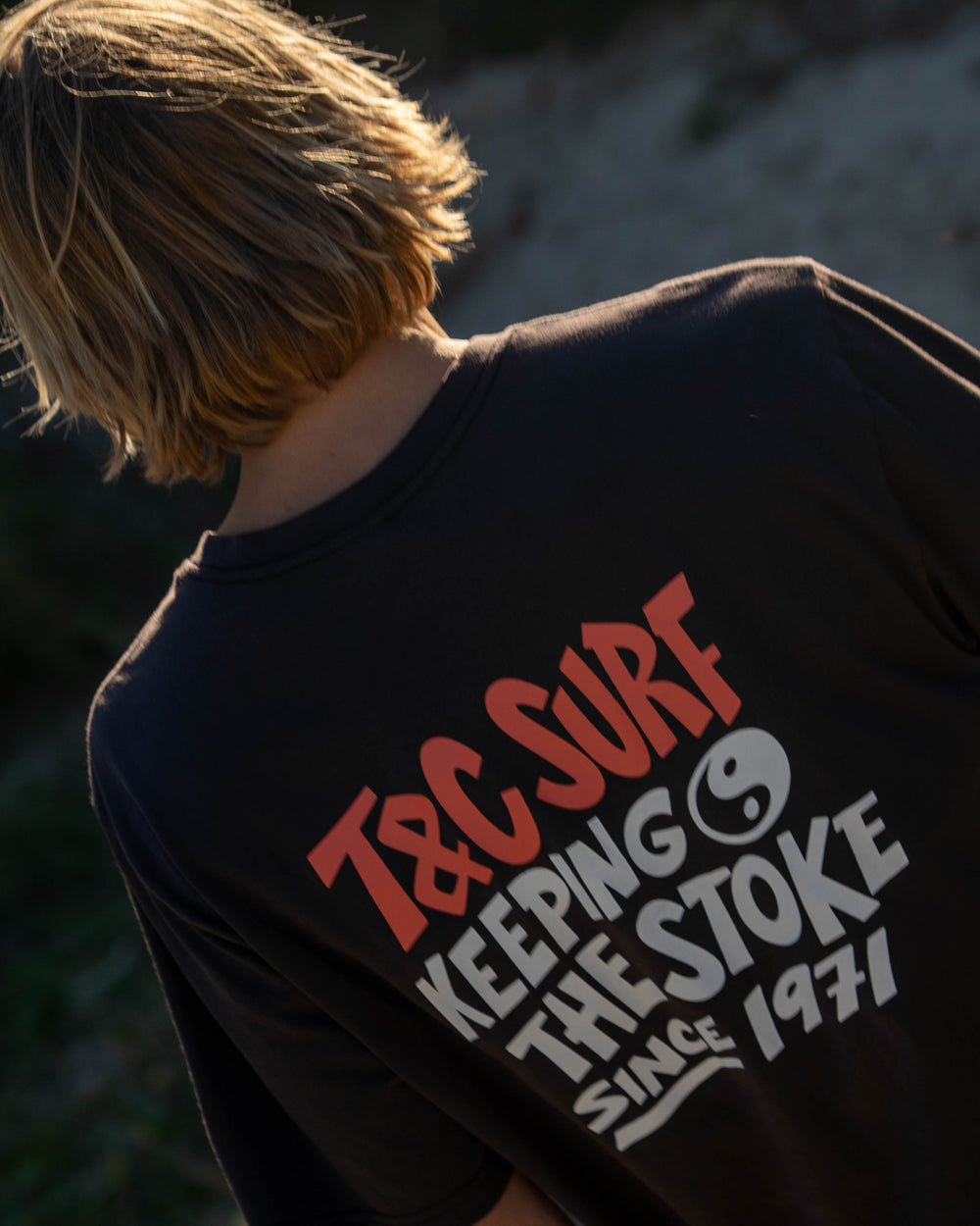 The Stoke Tee - Washed Black