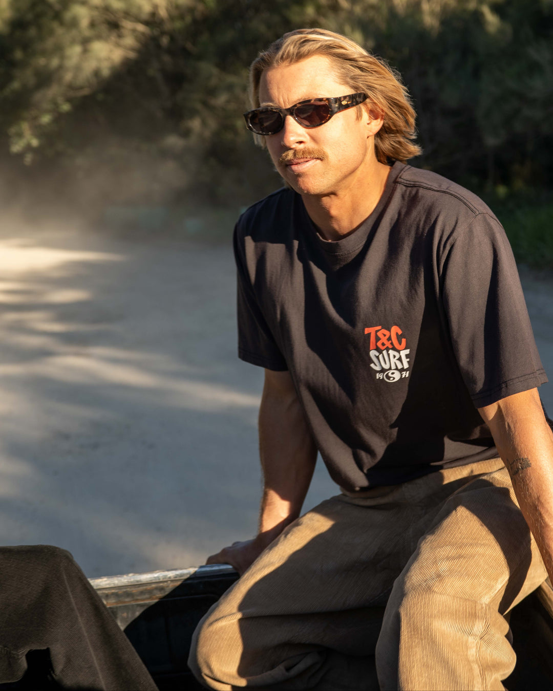 The Stoke Tee - Washed Black