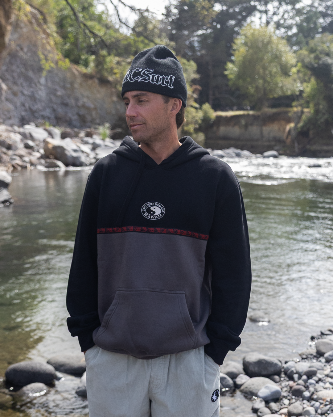 Kohala Pop Hood - Black/Washed Char