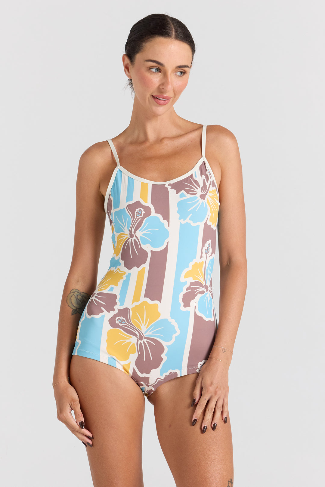Northshore Shorty One Piece - Hibiscus