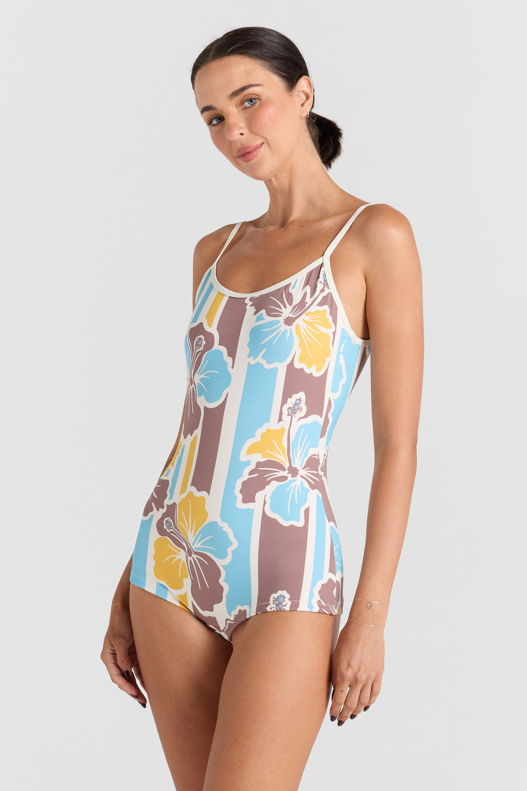 Northshore Shorty One Piece - Hibiscus