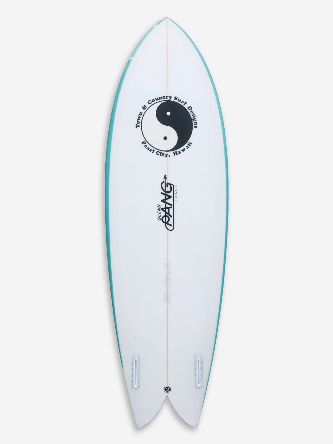 Retro Fish surfboard spray 2