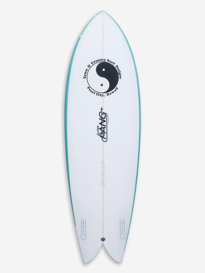 Retro Fish surfboard spray 2