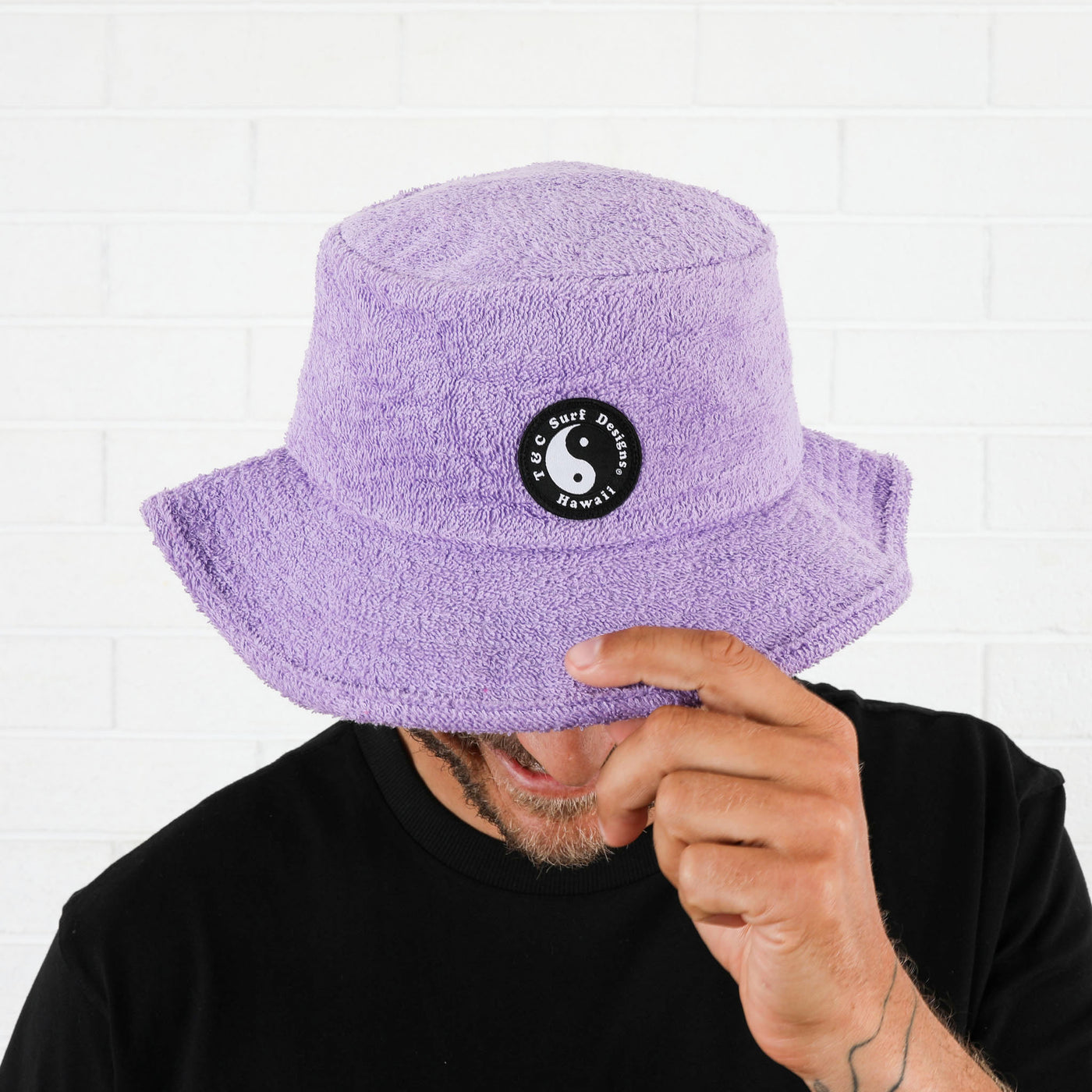 Terry Bucket Hat - Grape