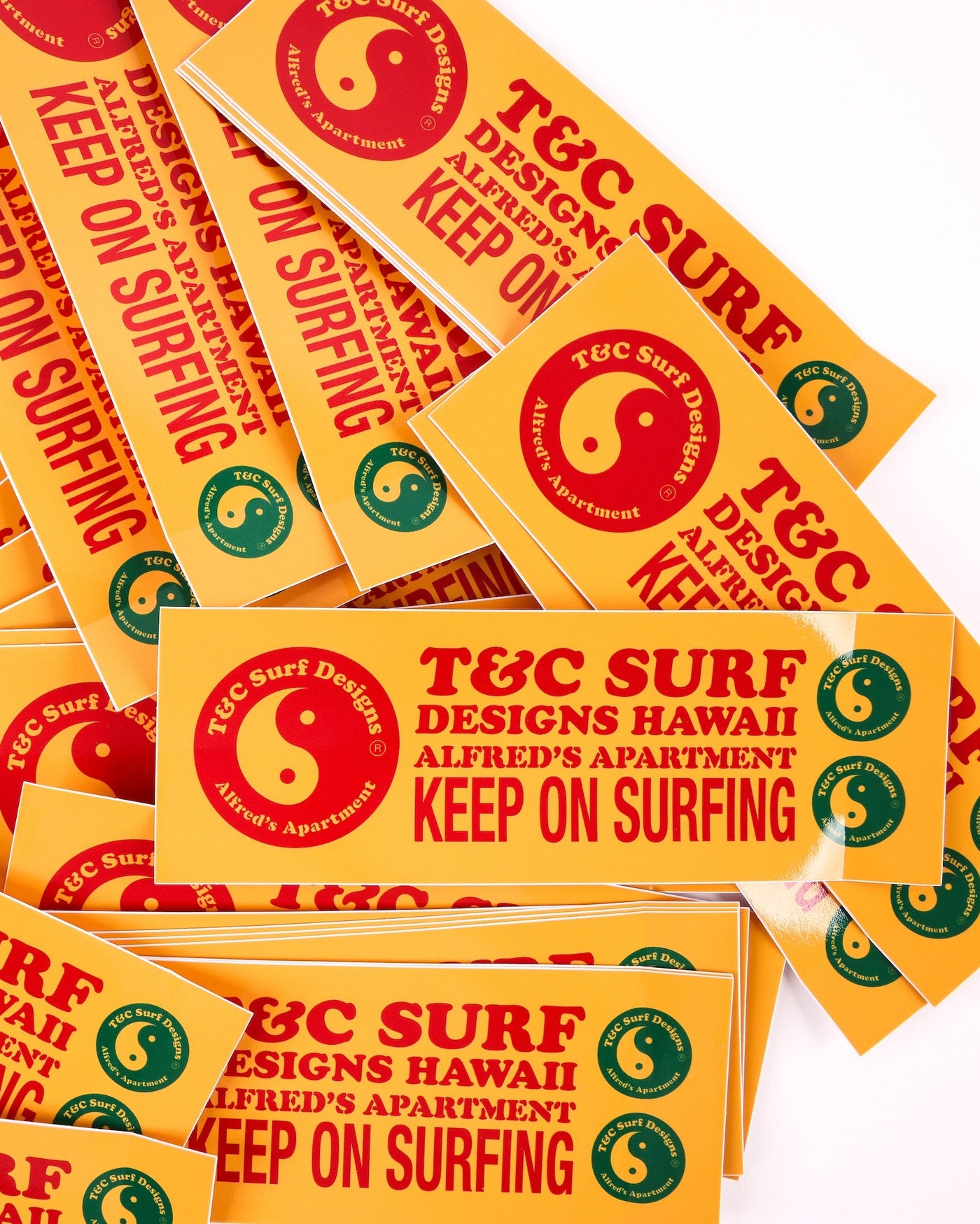 BUMPER STICKER X AA - YELLOW