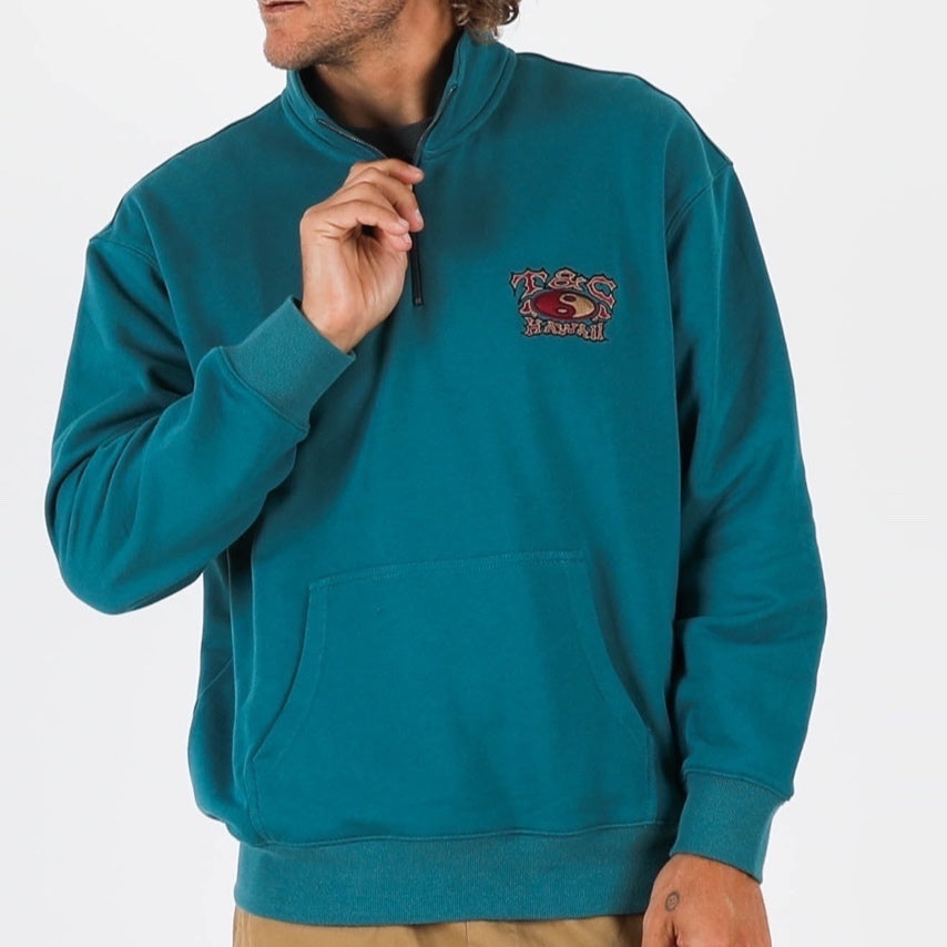 Thruster 1/4 Zip - Teal