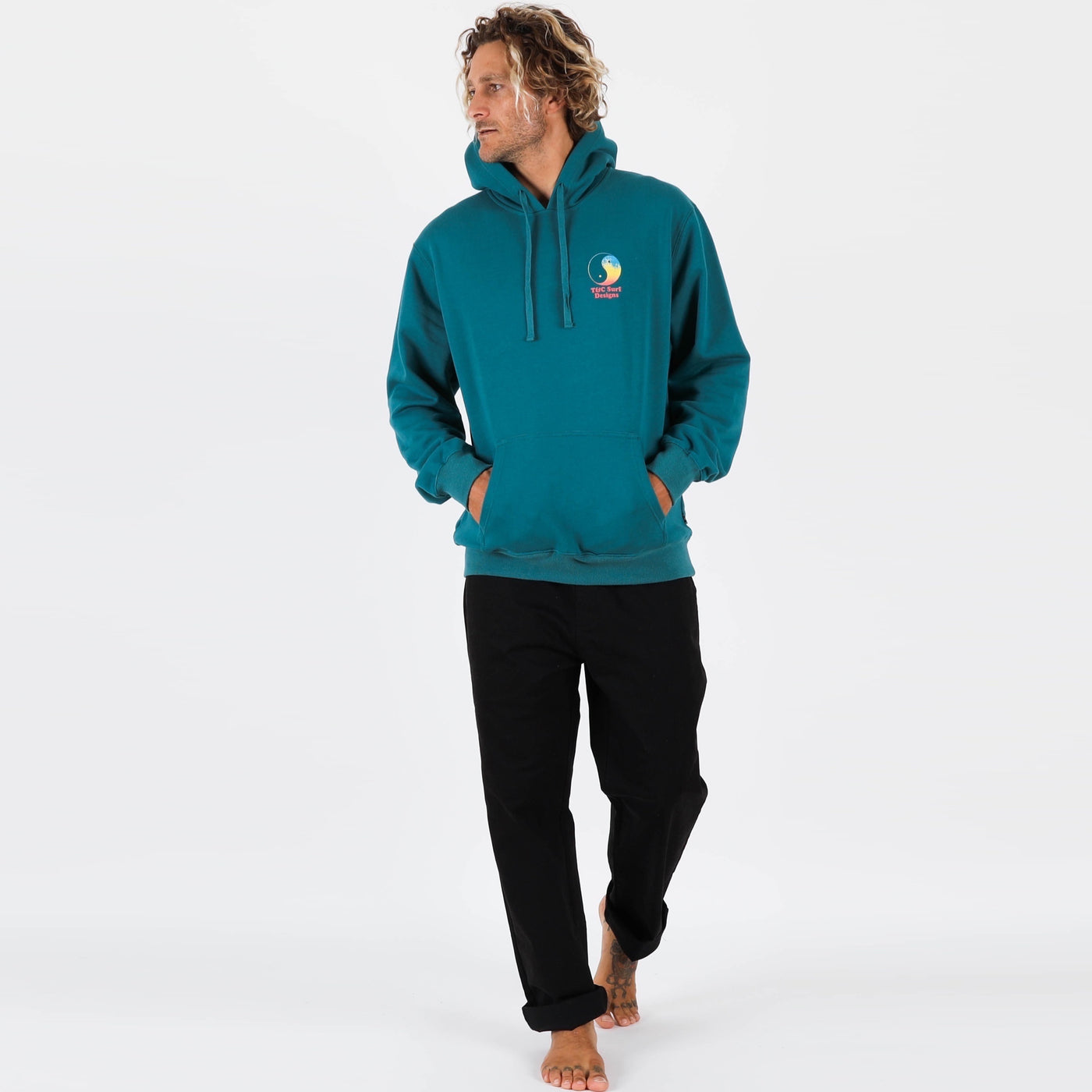 Boys Cosmic Hood - Teal