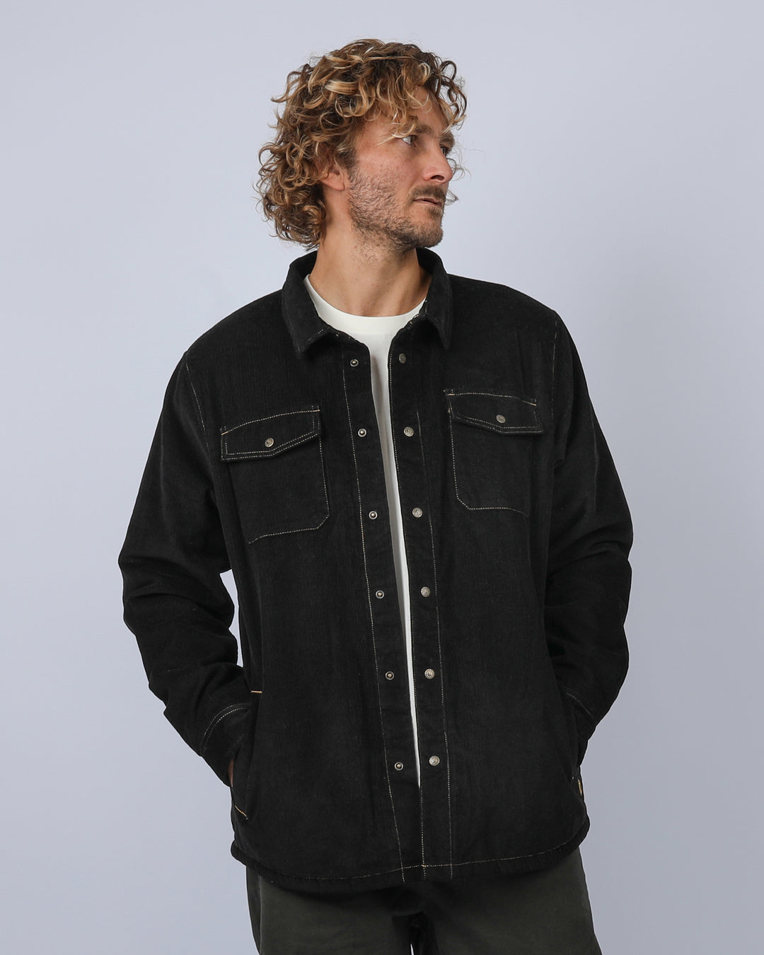 The Ranch Cord Jacket - Black