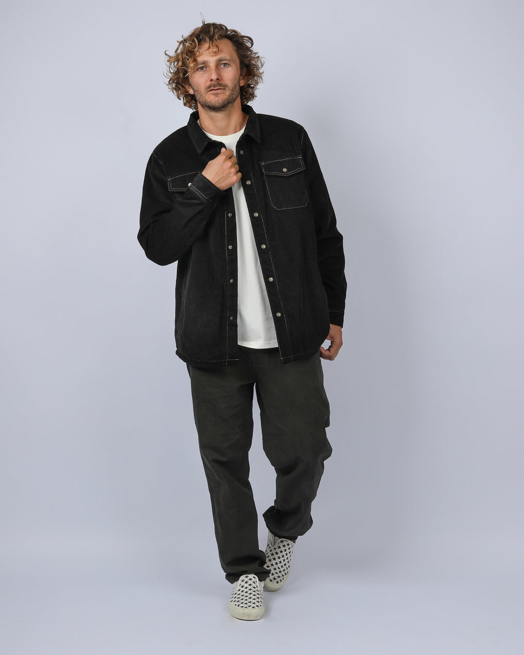 The Ranch Cord Jacket - Black