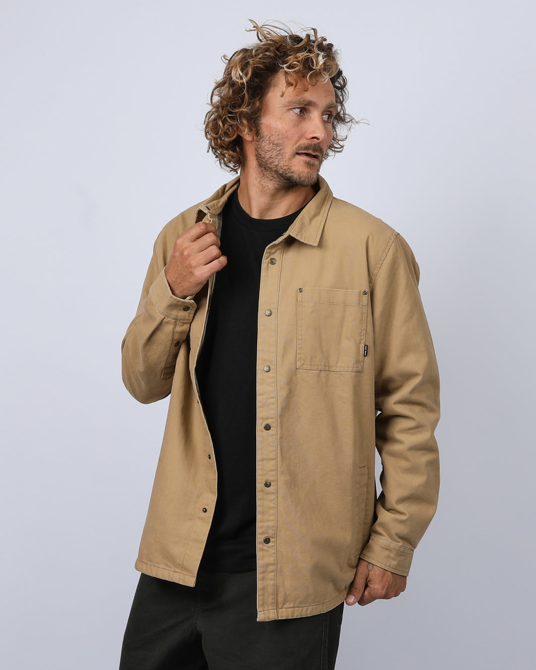 Kauai Canvas Jacket - Khaki