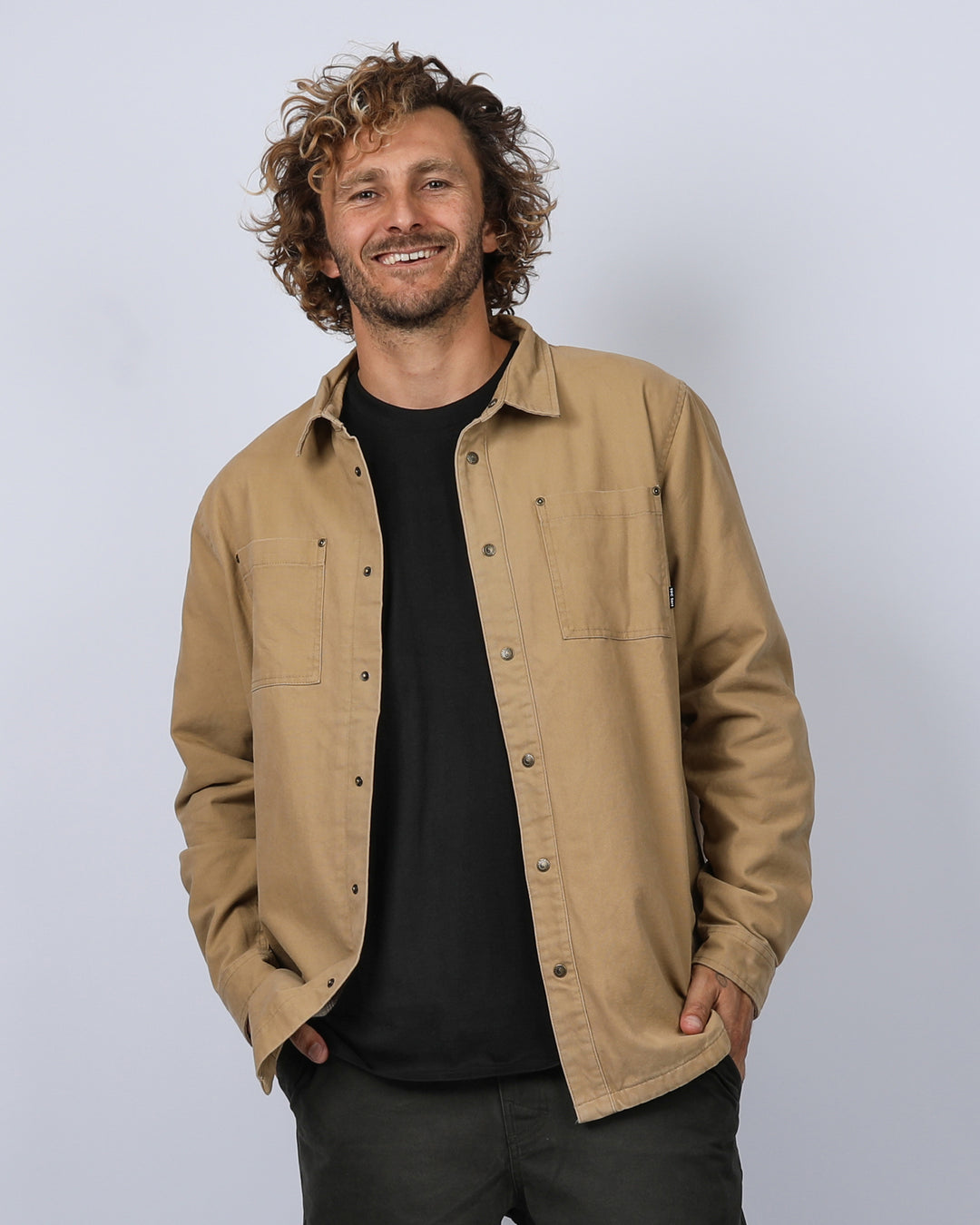 Kauai Canvas Jacket - Khaki