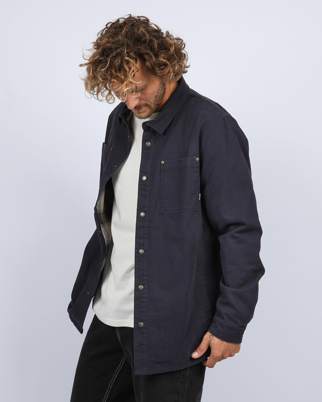 Kauai Canvas Jacket - Workers Blue