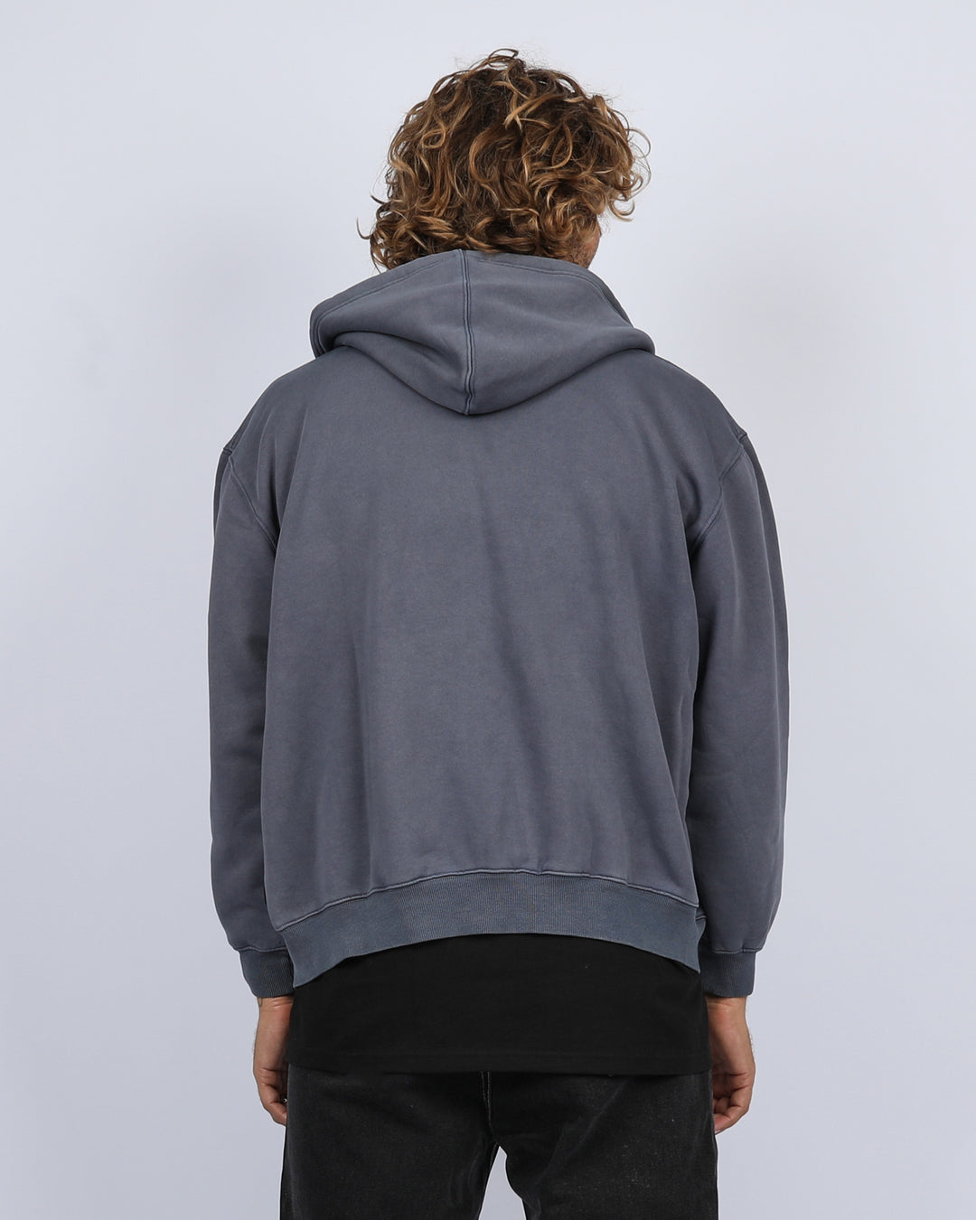 Eternal Premium Zip Hood - Washed Navy