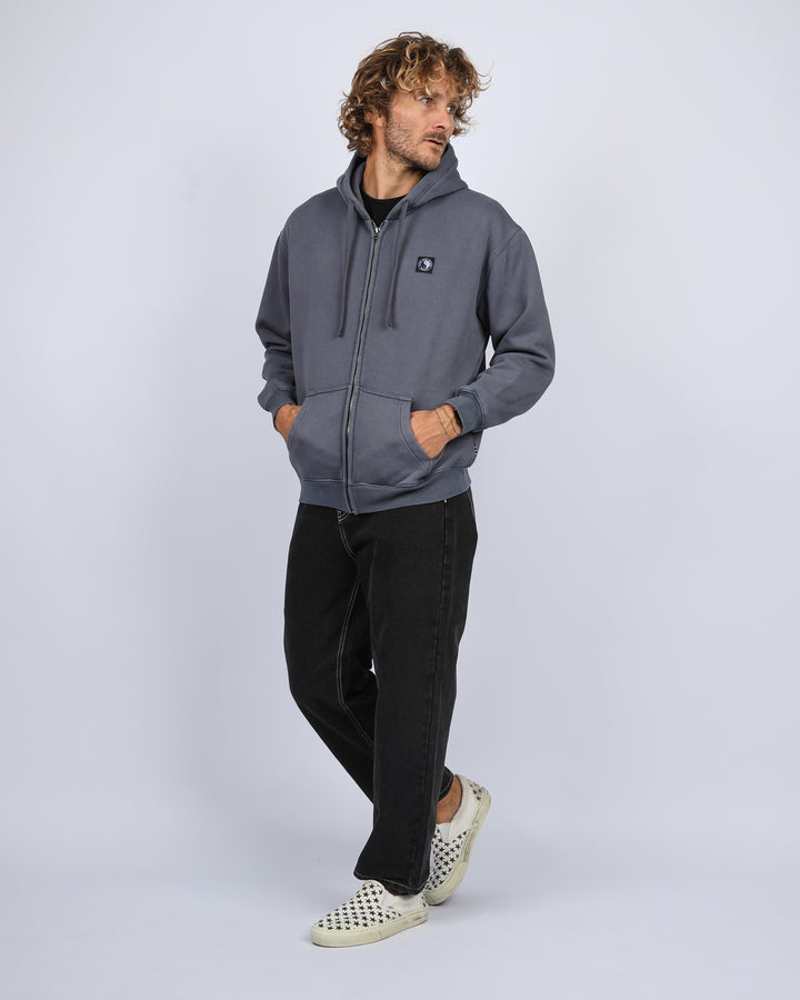 Eternal Premium Zip Hood - Washed Navy