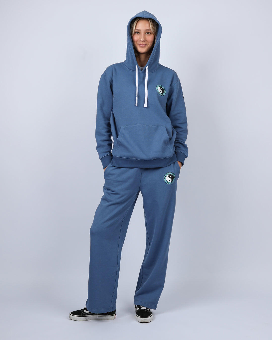 OG Wide Leg Track Pant - Pacific