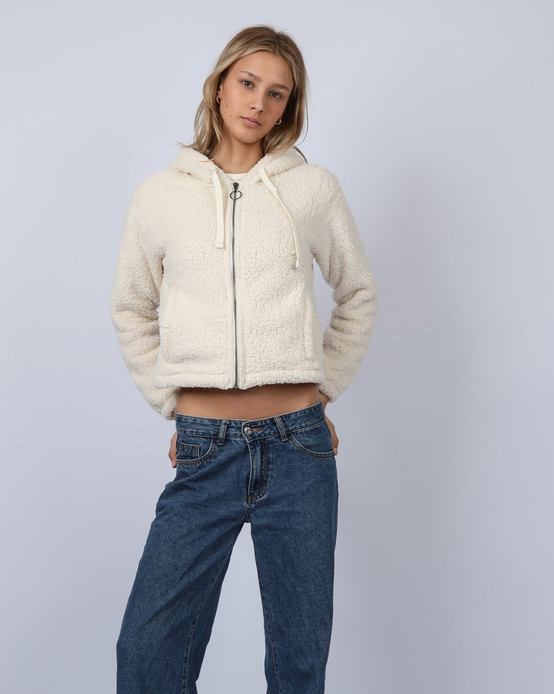 Cloudland Zip Hood - Natural