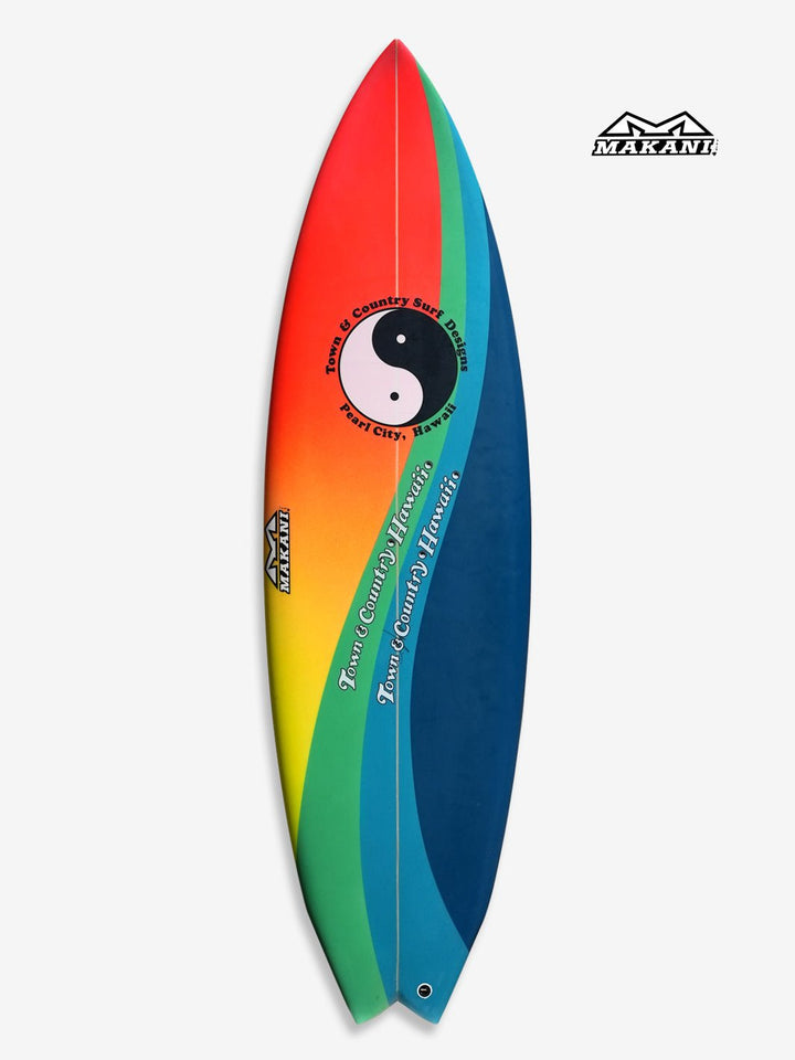 Twinnister surfboard spray 1