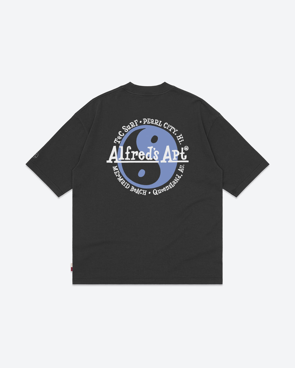 Yin Yang Shop Tee - Washed Black