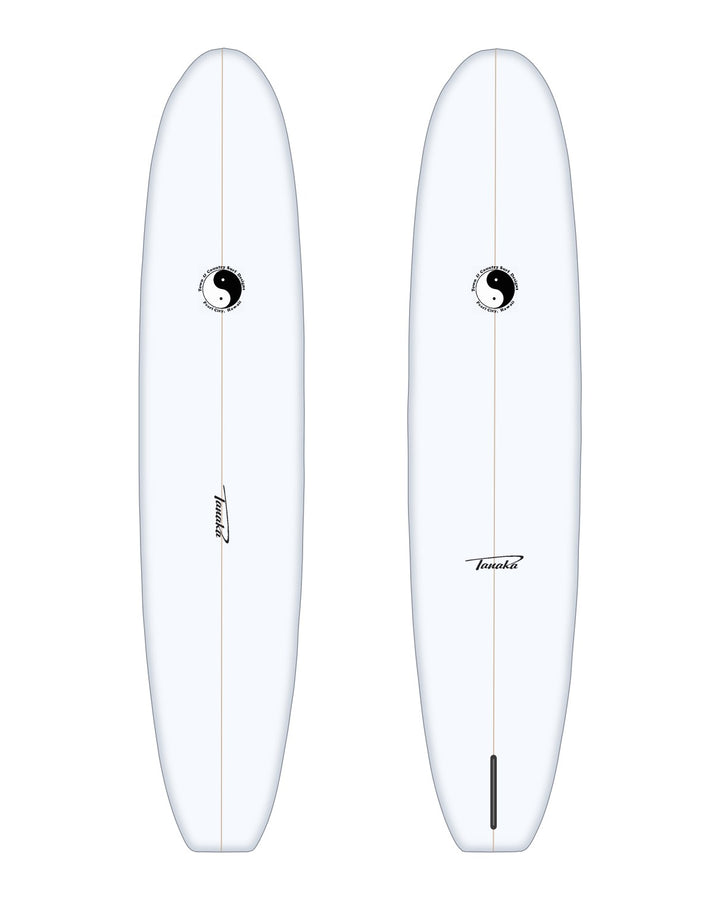 Beach Boy surfboard in white – deck and bottom
